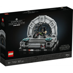 LEGO Star Wars El Retorno del Jedi con el set Diorama: Sala del Trono del Emperador (75352)