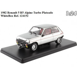WHITE BOX : 1982 Renault 5 R5 Alpine Turbo Plateado  Escala 1:24