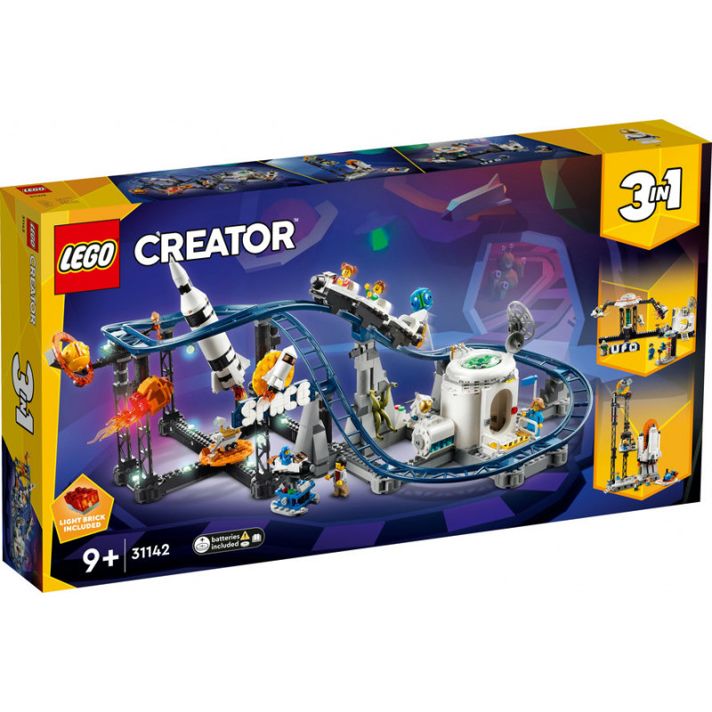 LEGO Creator 3en1 Montaña Rusa Espacial (31142)