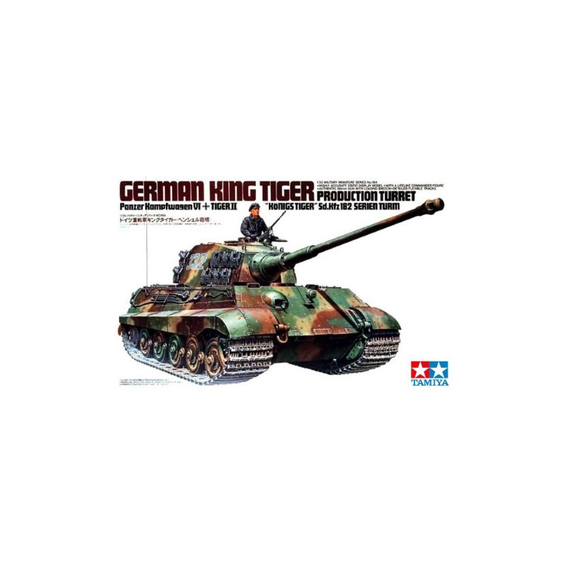 TAMIYA : GERMAN KING TIGER prod. Turret  Escala 1:35