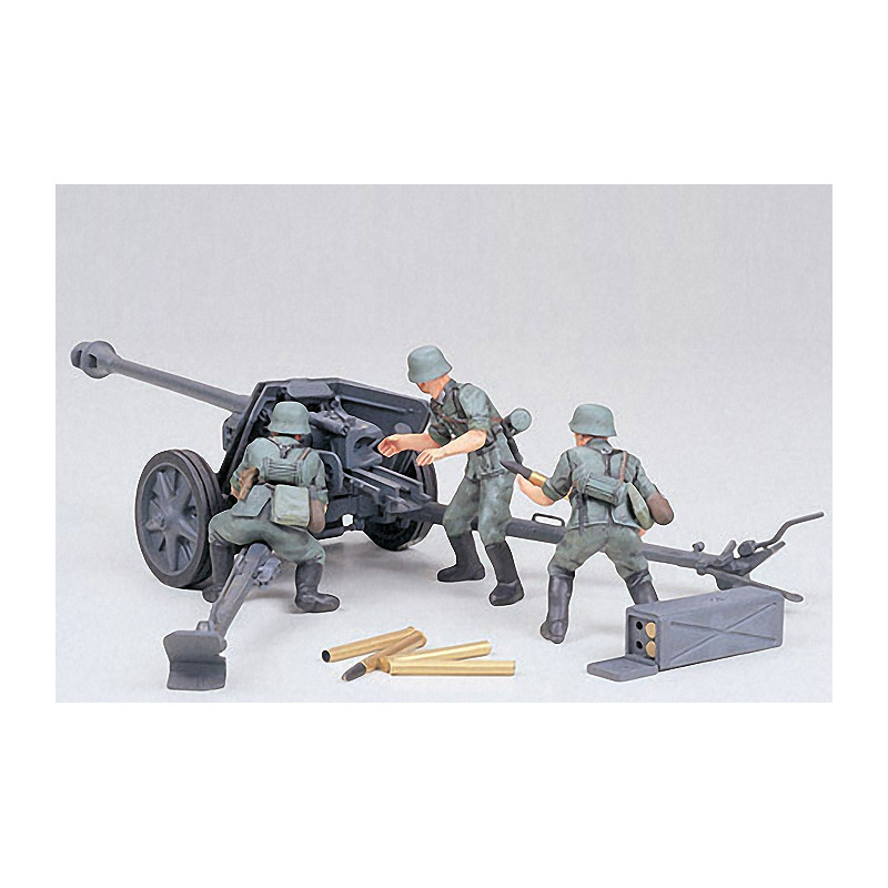 TAMIYA : ANTITANQUE ALEMAN 75 mm y SOLDADOS   escala 1:35