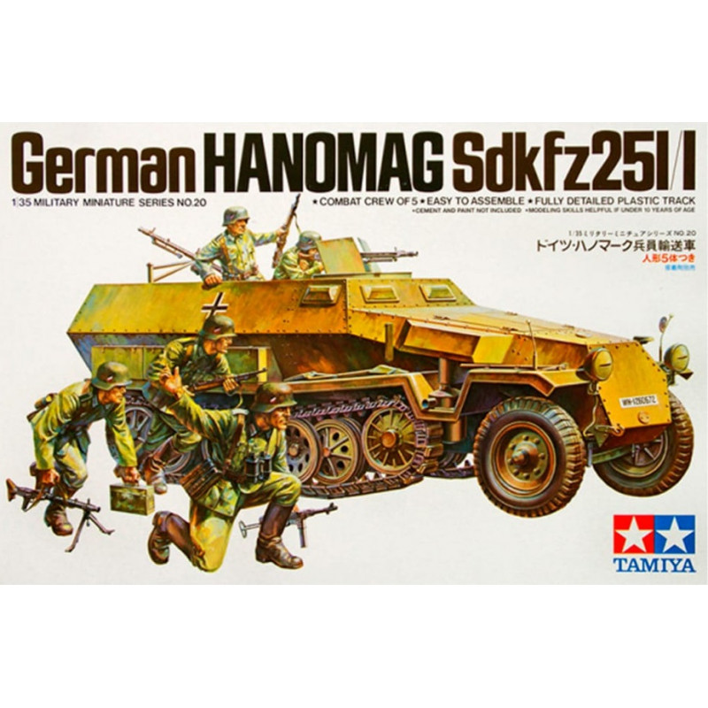 TAMIYA : German HANOMAG Sd.Kfz. 251  1    escala 1:35