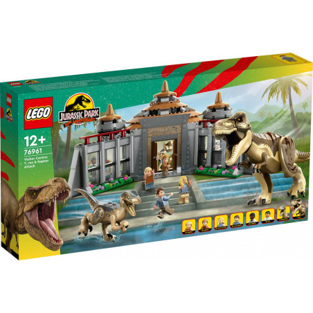 LEGO Jurassic Park : Centro de Visitantes: T. rex y Ataque del Raptor (76961)