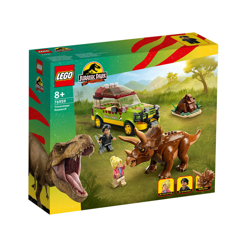 LEGO Jurassic Park : Análisis del Triceratops (76959)