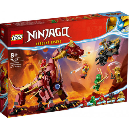 LEGO NINJAGO Dragón de Lava Transformable de Heatwave (71793)