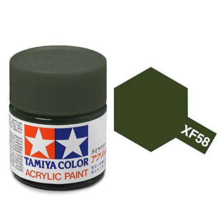 TAMIYA : ACRILICO color VERDE OLIVA