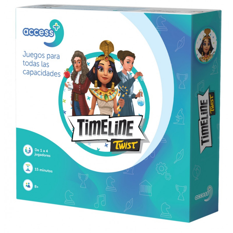 ASMODEE : Juego de cartas TIME LINE TWIST
