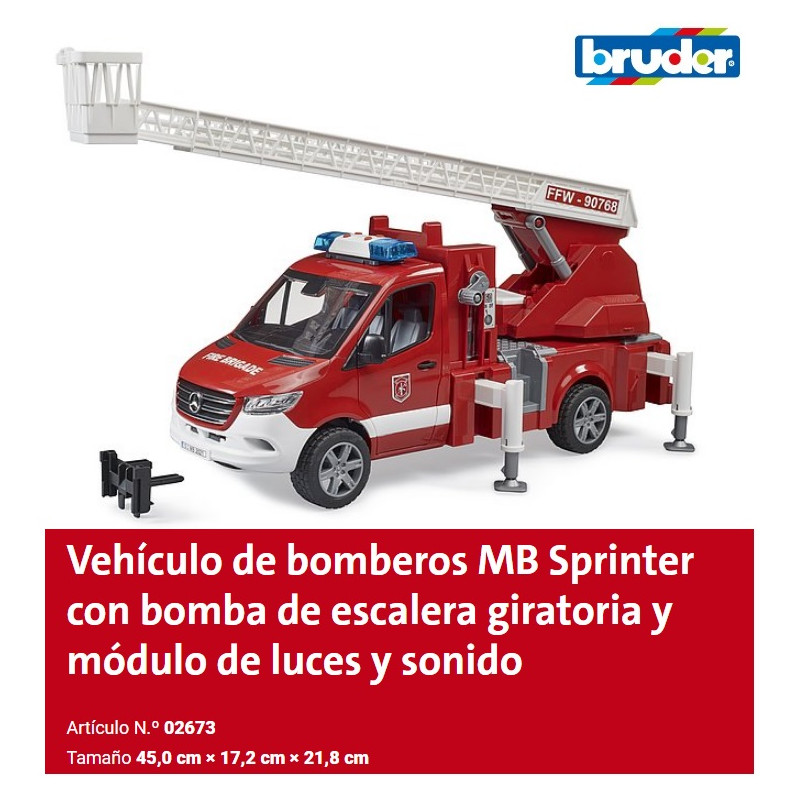 BRUDER : BOMBEROS MERCEDES SPRINTER