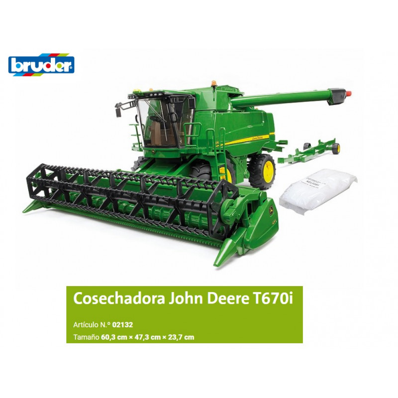 BRUDER : COSECHADORA JOHN DEERE  T670i