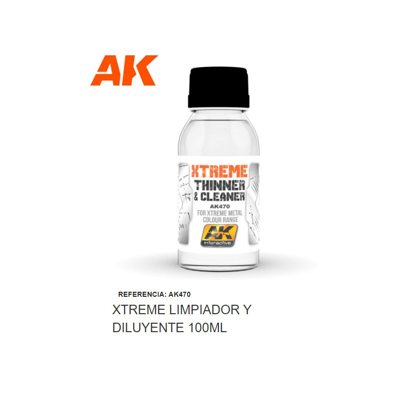 AK INTERACTIVE : DILUYENTE Y LIMPIADOR 100 ml