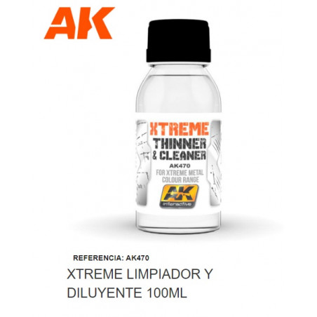 AK INTERACTIVE : DILUYENTE Y LIMPIADOR 100 ml