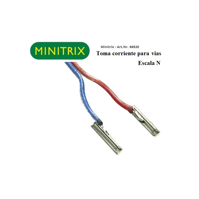 MINITRIX : CONEXION Toma Corriente ( unidad )