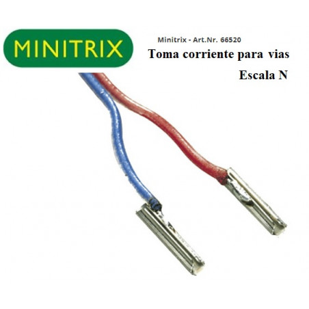 MINITRIX : CONEXION Toma Corriente ( unidad )