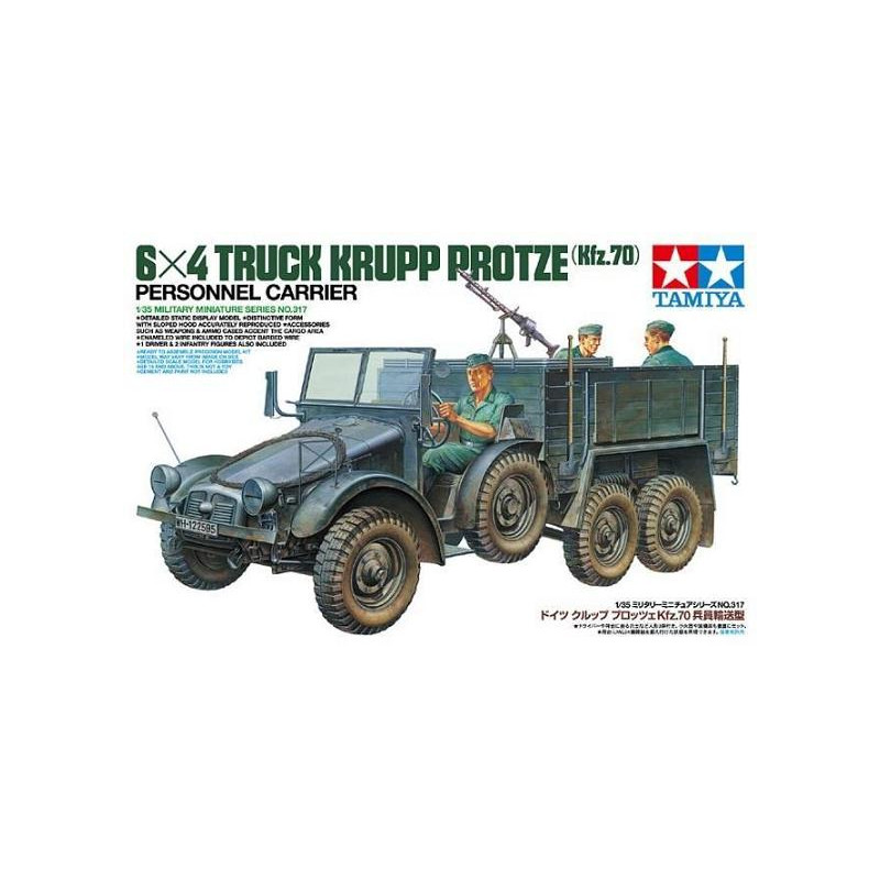 TAMIYA : 6x4 Truck Krupp Protze Kfz.70 Personal Carrier  Escala 1:35