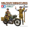 TAMIYA : BRITISH BSA M20 Moto w military police set   escala 1:35