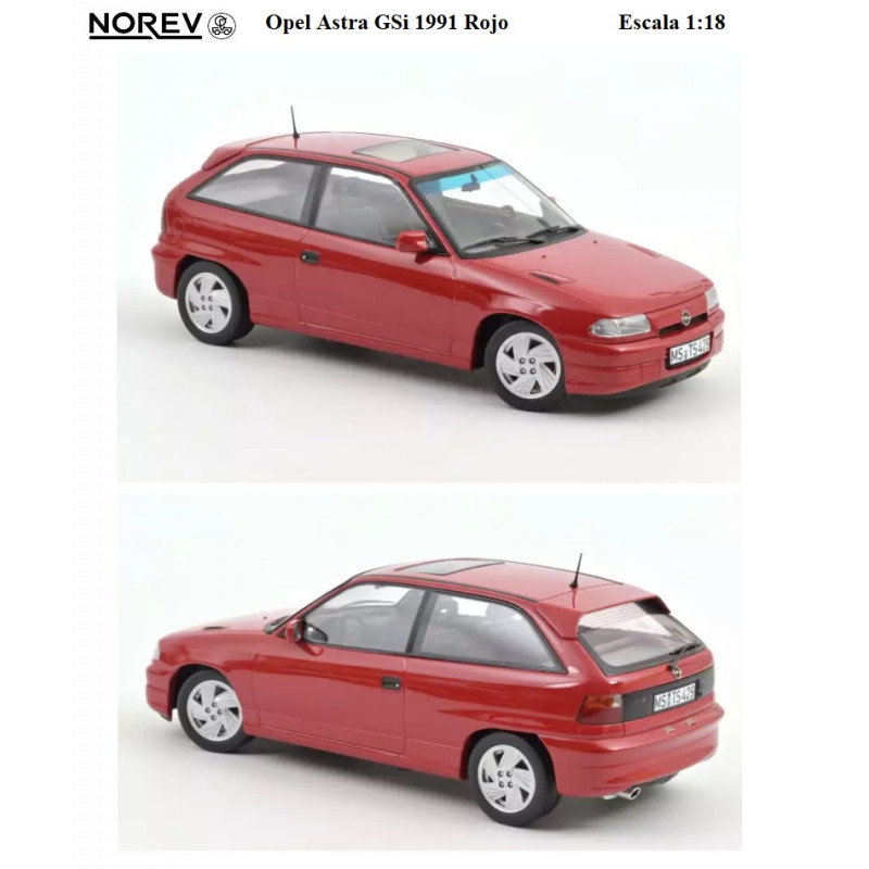 NOREV : OPEL ASTRA GSI 1991   escala 1:18