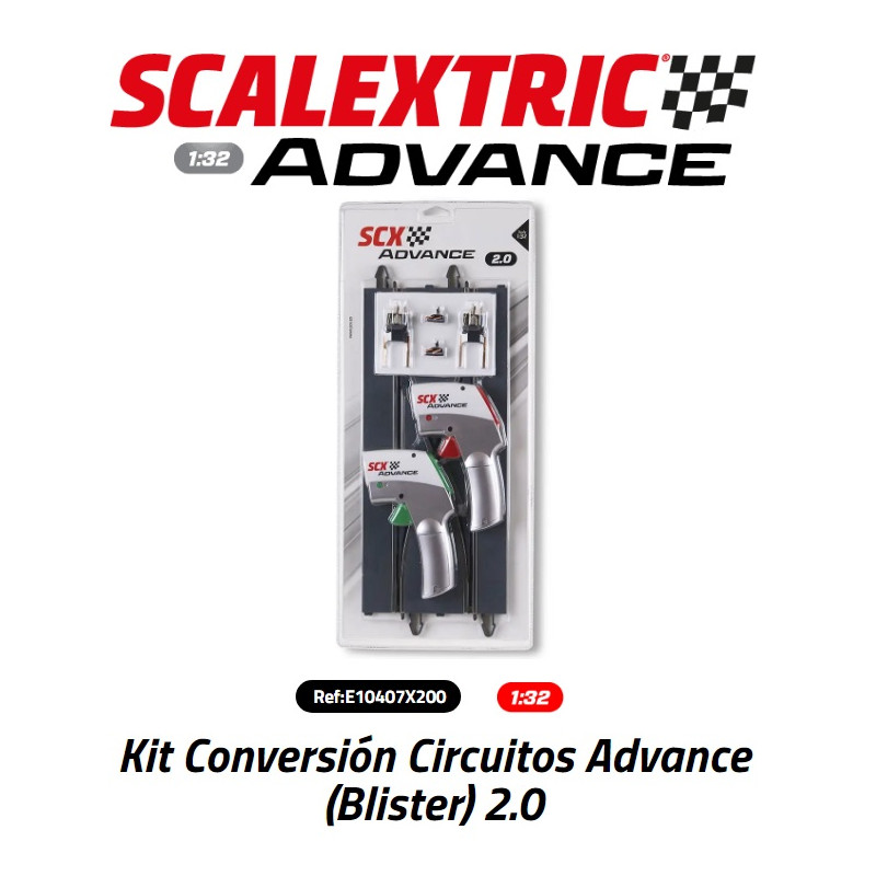 SCALEXTRIC ADVANCE :  KIT CONVERSION CIRCUITOS ADVANCE 2.0