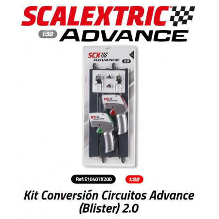 SCALEXTRIC ADVANCE :  KIT CONVERSION CIRCUITOS ADVANCE 2.0