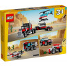 LEGO Creator 3en1 Camión Plataforma con Helicóptero (31146)