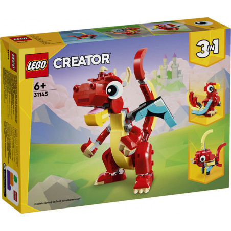 LEGO Creator 3en1  Dragón Rojo (31145)