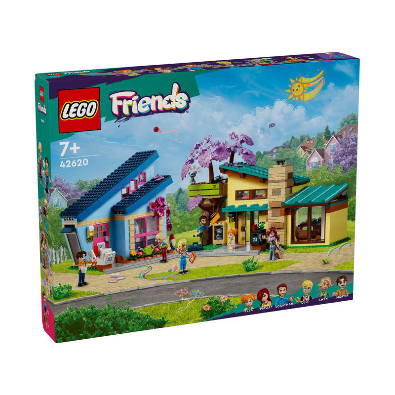 LEGO Friends Casas Familiares de Olly y Paisley (42620)