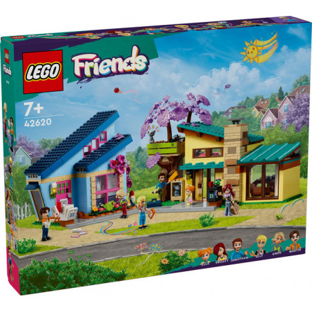 LEGO Friends Casas Familiares de Olly y Paisley (42620)