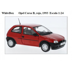 WHITE BOX : 1993 Opel Corsa B  Rojo  Escala 1:24