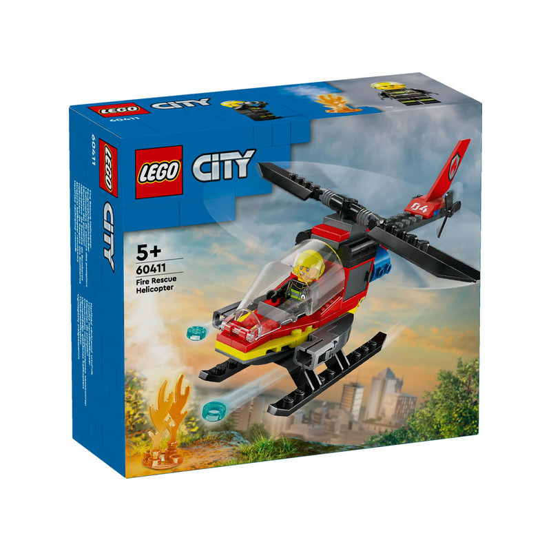 LEGO CITY : Helicóptero de Rescate de Bomberos  (60411)