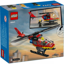 LEGO CITY : Helicóptero de Rescate de Bomberos  (60411)