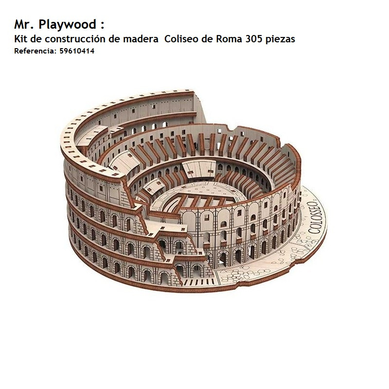 MR.PLAYWOOD : COLISEO DE ROMA 305 pzs.