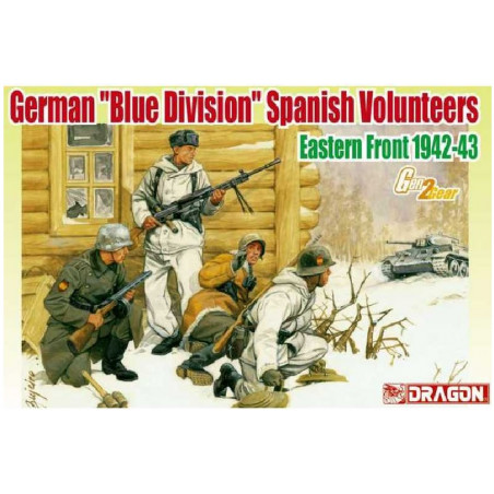 DRAGON : GERMAN BLUE DIVISION SPANISH VOLUNTEERS escala 1:35