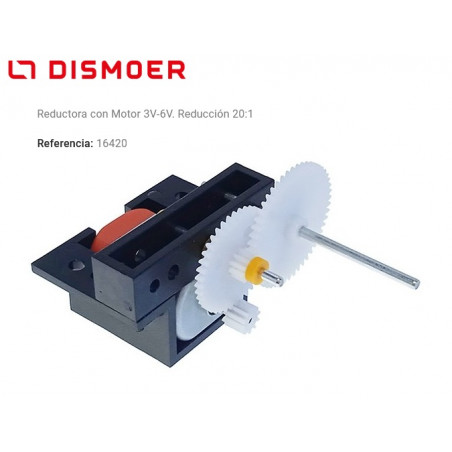 DISMOER : Reductora con Motor 3V-6V. Reducción 20:1