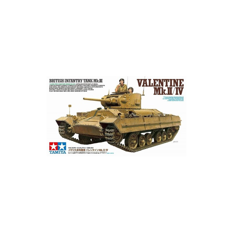 TAMIYA : VALENTINE Mk.II  IV    escala 1:35