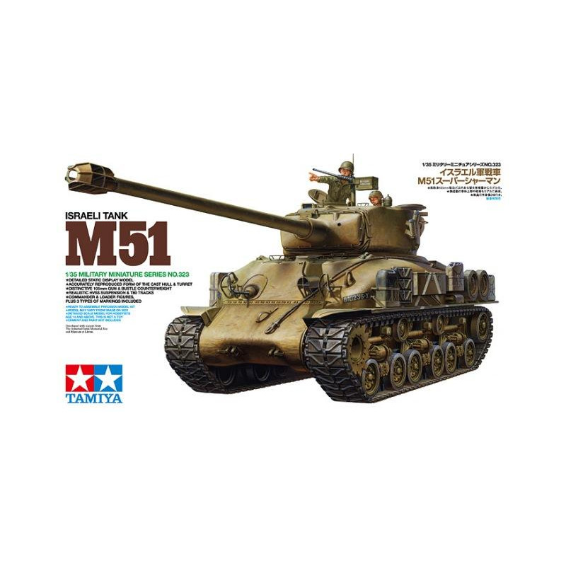 TAMIYA : Tanque Sherman Israeli  M51   escala 1:35