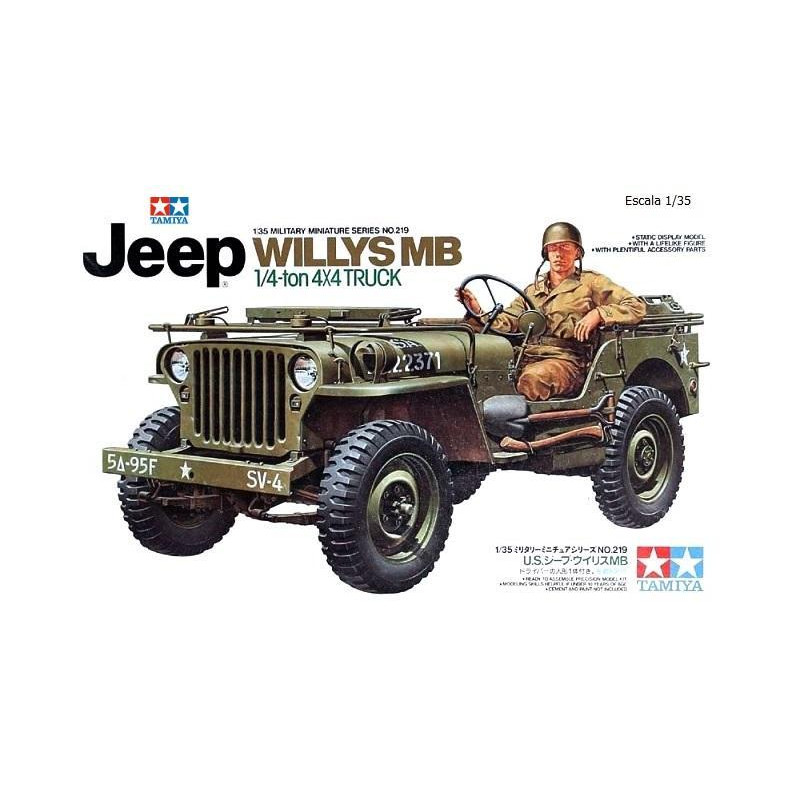 TAMIYA : JEEP WILLYS MB 14 TON   escala 1:35