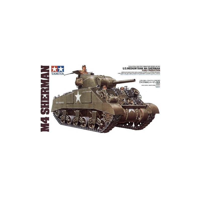 TAMIYA : M4 SHERMAN  early production   Escala 1:35