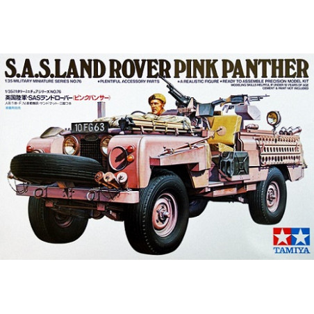 TAMIYA : British S.A.S. Land Rover Pink Panther    escala 1:35