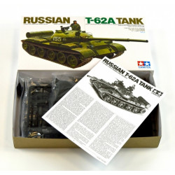 TAMIYA : Rusian Tank  T-62A    escala 1:35
