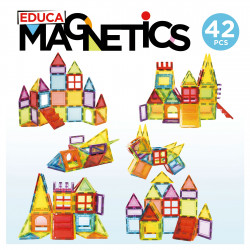 EDUCA : JUEGO MAGNETICO - MAGNETICS 42 piezas