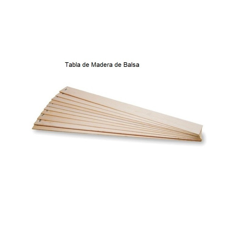 Tabla de BALSA 5 mm Medidas 75 x 915 mm