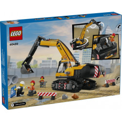 LEGO City Excavadora de Obra Amarilla  (60420)