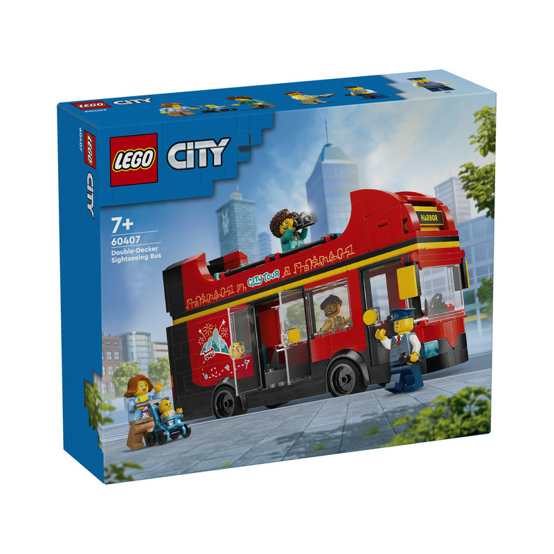 LEGO City Autobús Turístico Rojo de Dos Plantas (60407)