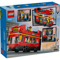LEGO City Autobús Turístico Rojo de Dos Plantas (60407)