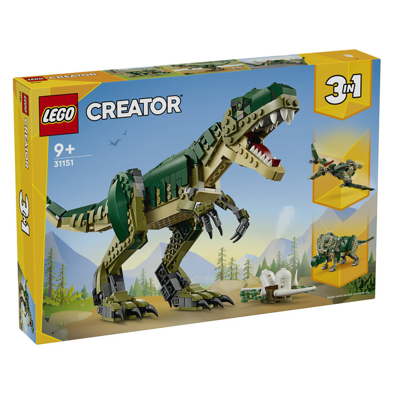 LEGO Creator 3en1 Tiranosaurus Rex (31151)