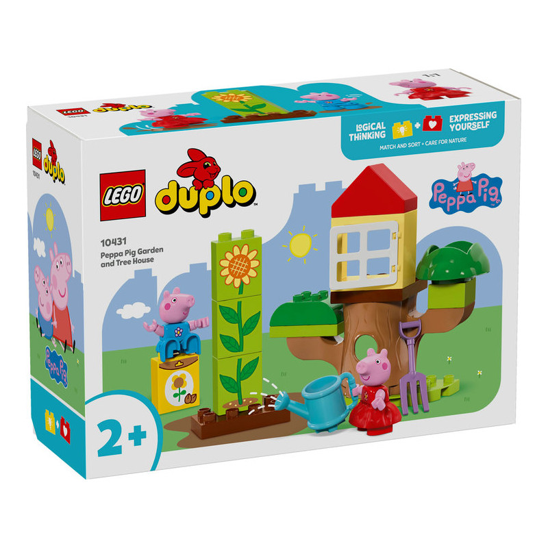 LEGO DUPLO Jardín y Casa del Árbol de Peppa Pig  (10431)
