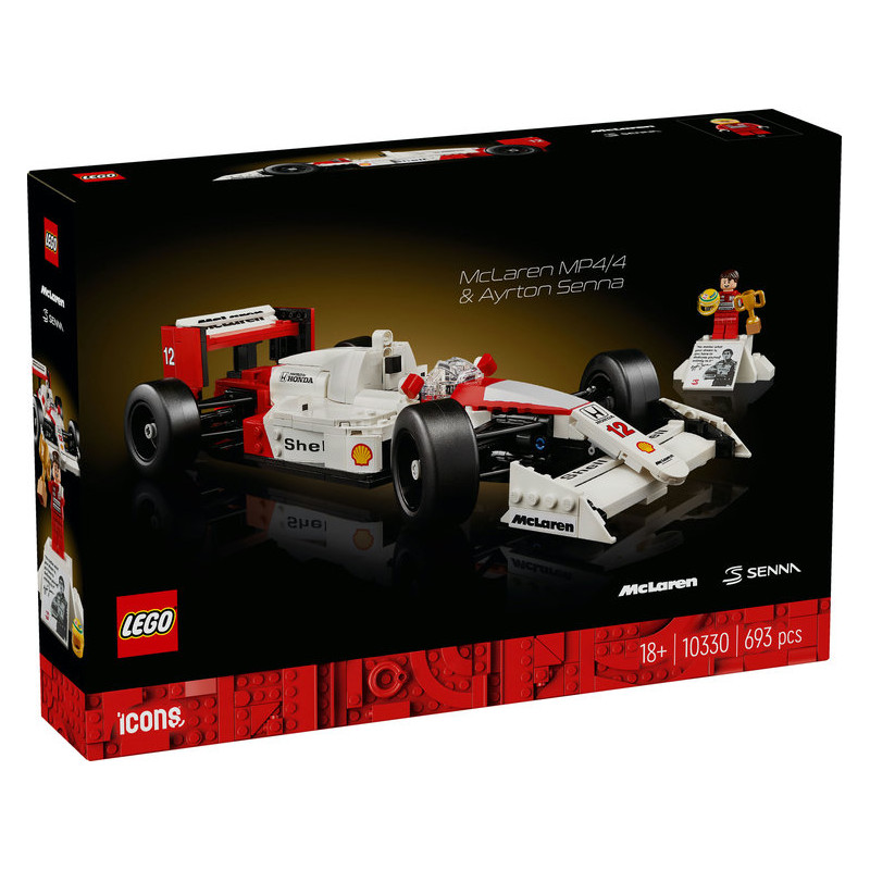 LEGO Icons McLaren MP44 y Ayrton Senna (10330)