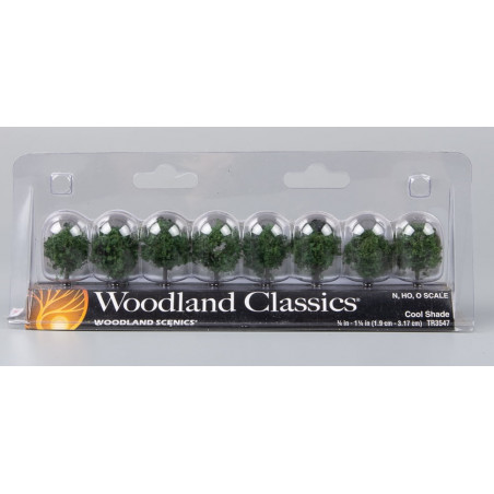 WOODLAND SCENIC : SET 8 ARBOLES PEQUEÑOS