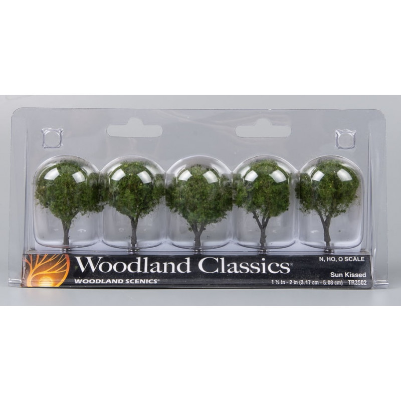 WOODLAND SCENIC : SET 8 ARBOLES PEQUEÑOS (3,14 cm - 5.08 cm)