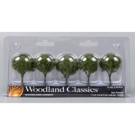 WOODLAND SCENIC : SET 8 ARBOLES PEQUEÑOS (3,14 cm - 5.08 cm)