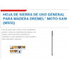 DREMEL : HOJA DE SIERRA DE USO GENERAL PARA MADERA DREMEL MOTO-SAW (MS51)